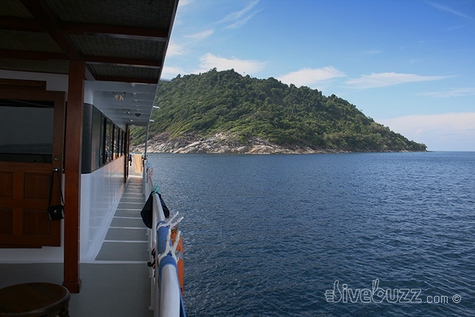 Liveaboard diving - from cabin to dive site in just a few steps...